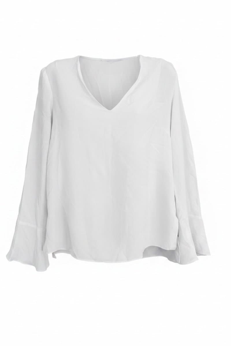 Blusa Off ML Amissima, Amissima, Branco, tamanho P