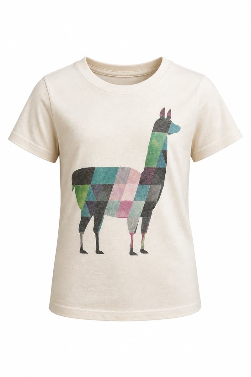 Camiseta Off Lhama Zapalla, Zapalla, Branco, tamanho 2