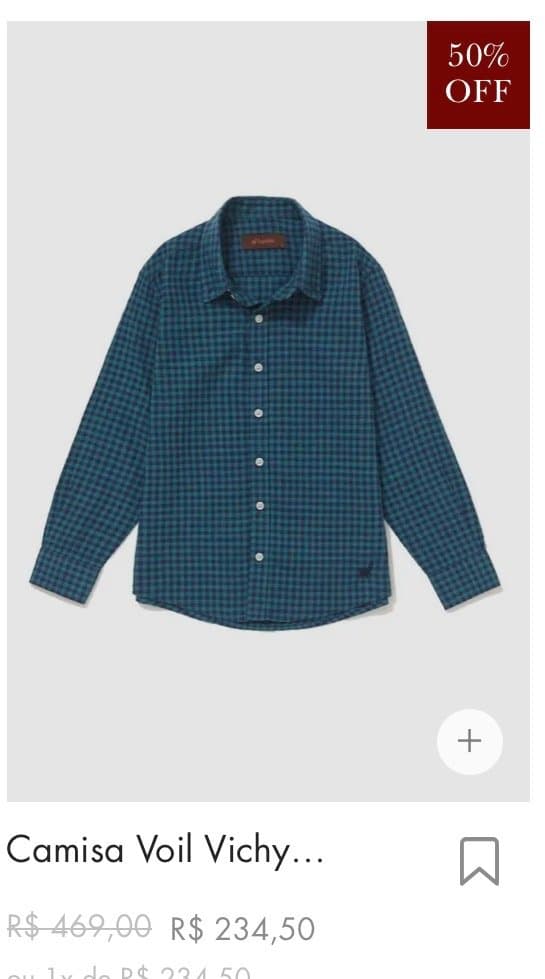 Camisa ML Xadrez Vermelha Zapalla, Zapalla, Vermelho, tamanho 4 — foto 3