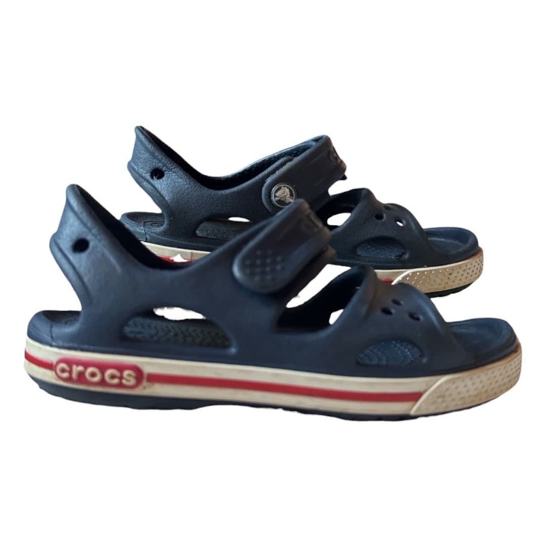 Sandália Marinho Crocs, Crocs, Azul-marinho, tamanho 36