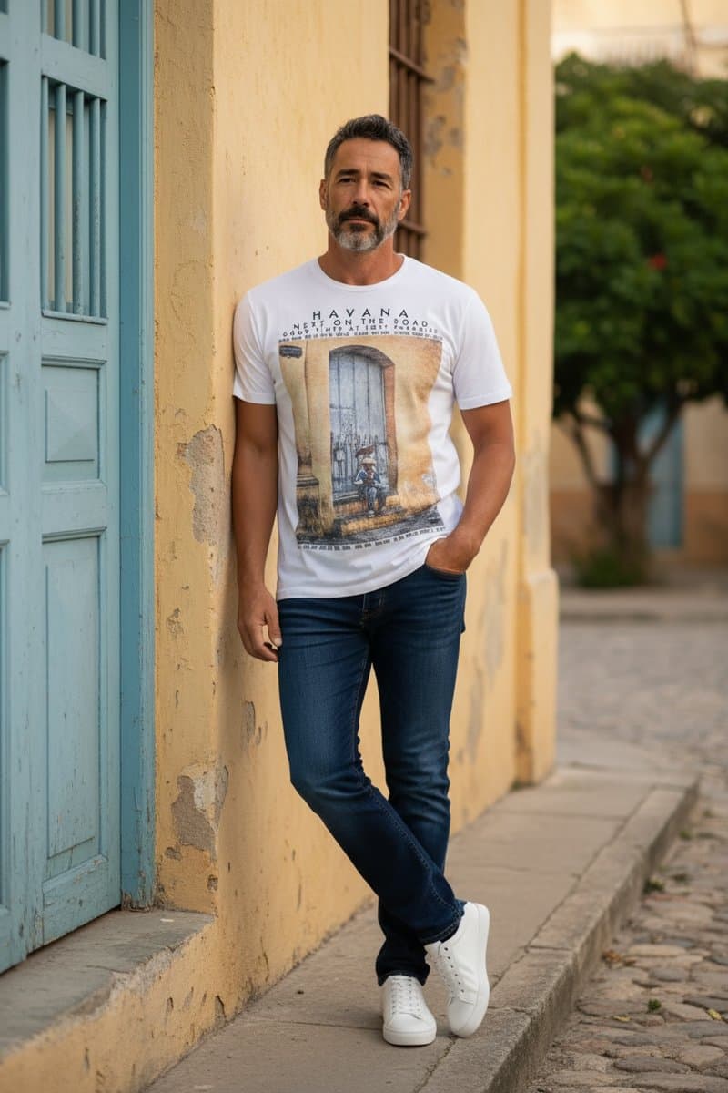 Camiseta Off Havana Johnjohn, John John, Branco, tamanho M — foto 2