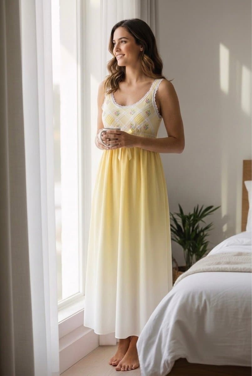 Camisola Amarela Algodão, Amarelo, tamanho UN — foto 3