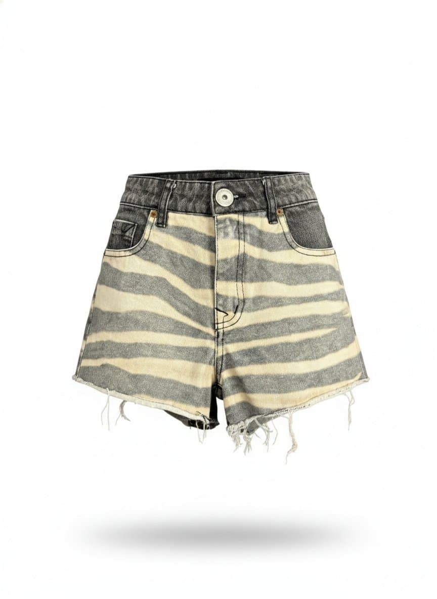 Shorts Zebra Animale 36, Animale, Estampada, tamanho 36