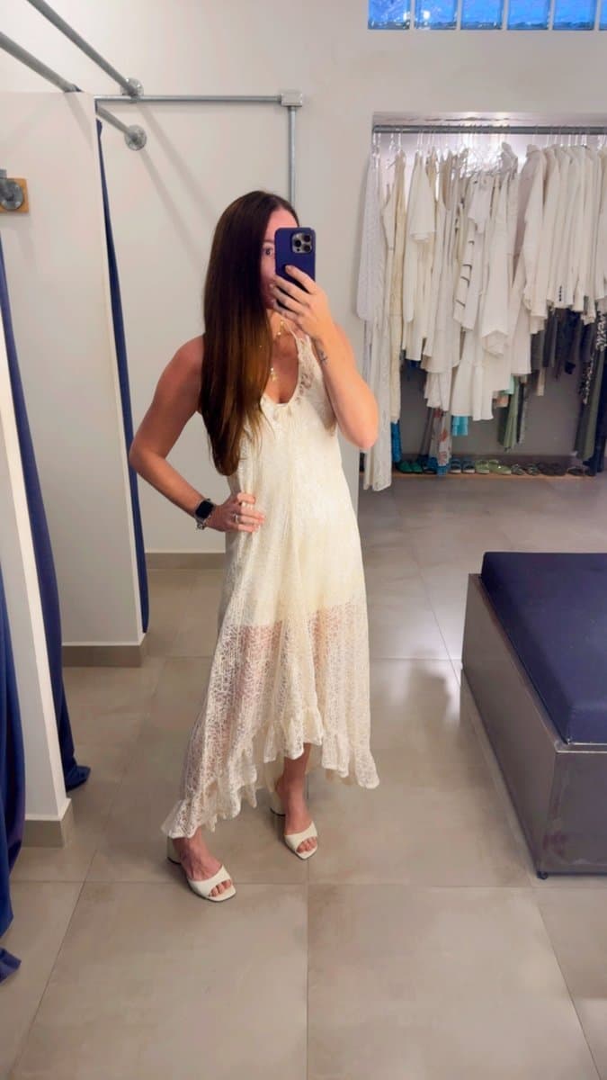 Túnica Renda Off Egoiste, Egoiste, Branco, tamanho P — foto 3