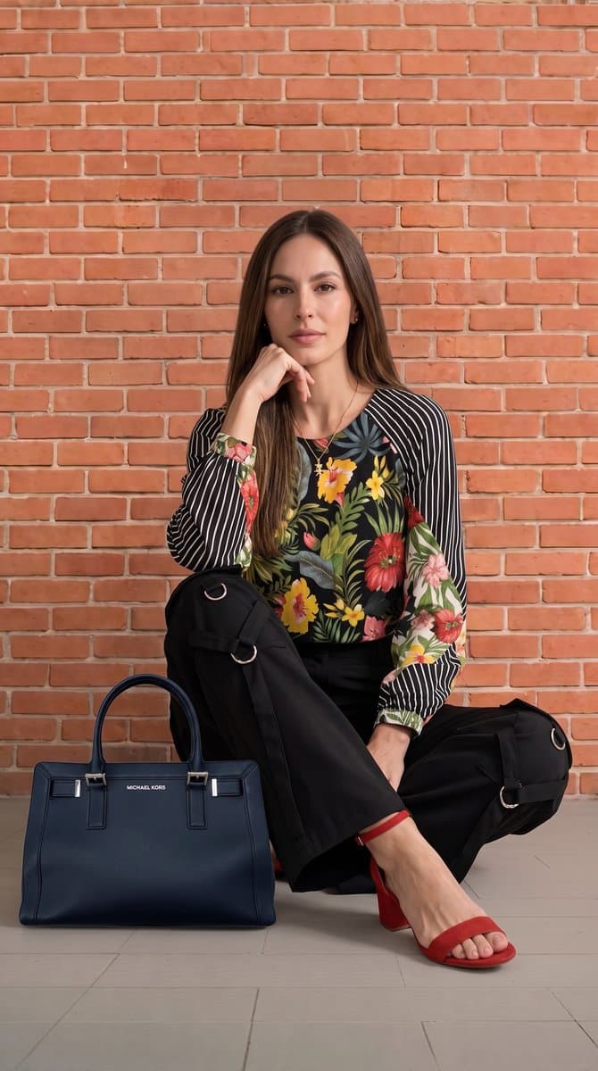 Blusa Cropped Farm Estampa G, Farm, Estampada, tamanho G — foto 4