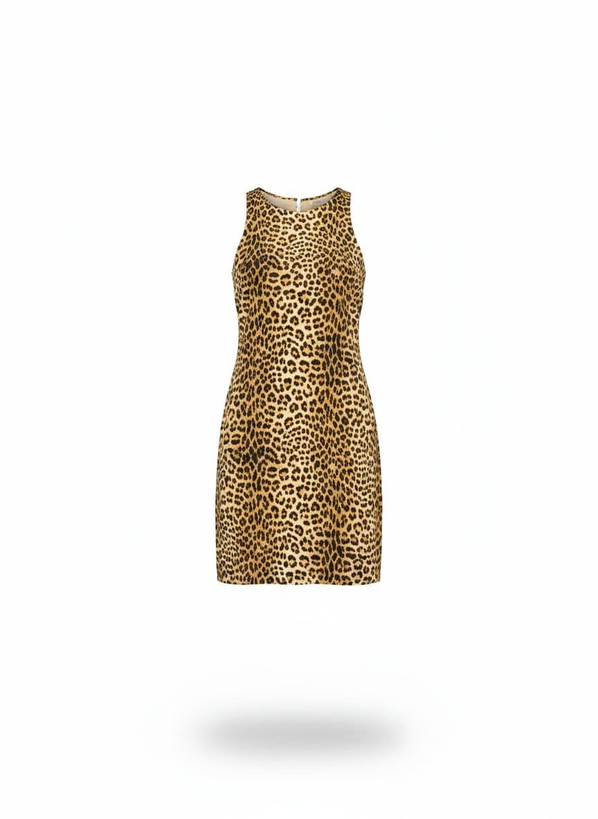 Vestido Animale Seda P Onça, Animale, Estampada, tamanho 38