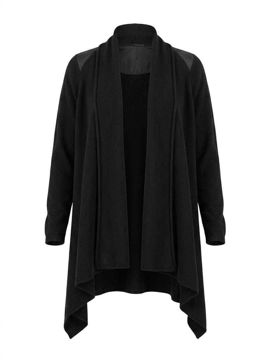 Casaco Tricot Preto, Preto, tamanho UN