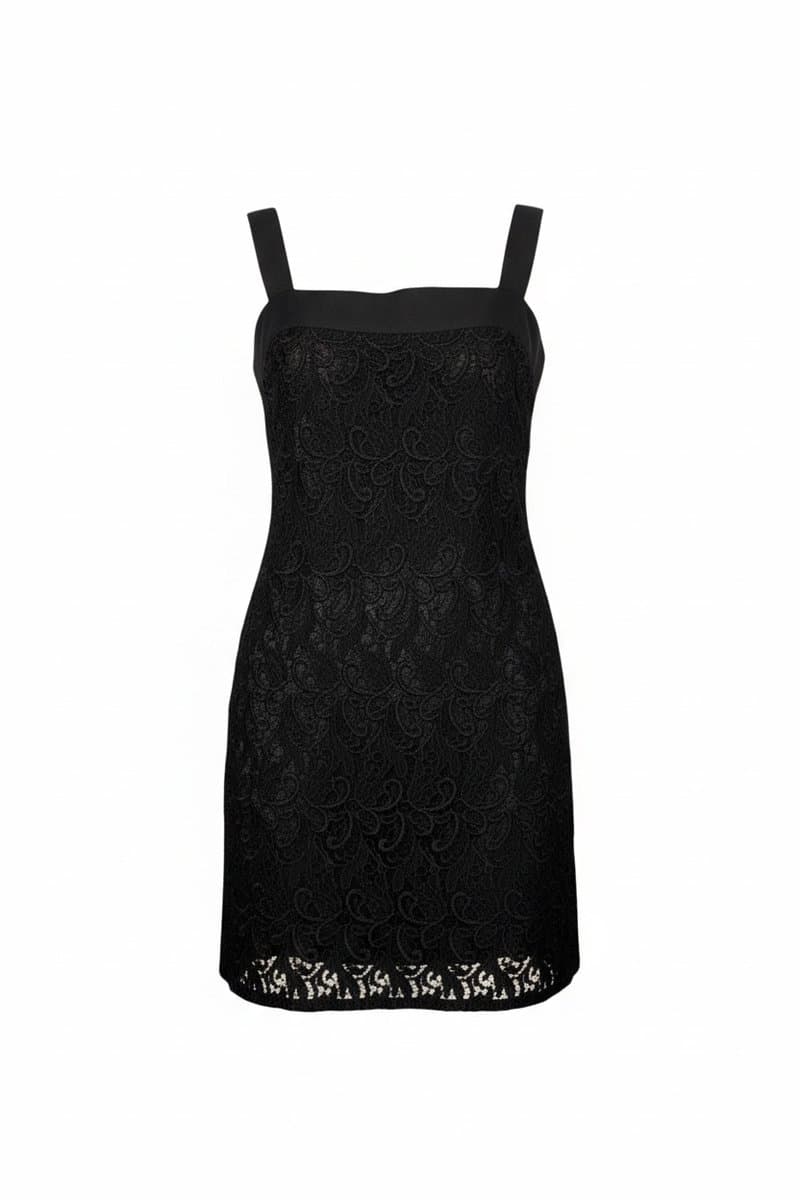 Conjunto Laise Preto Vestido +Casaco P Taust, Preto, tamanho P