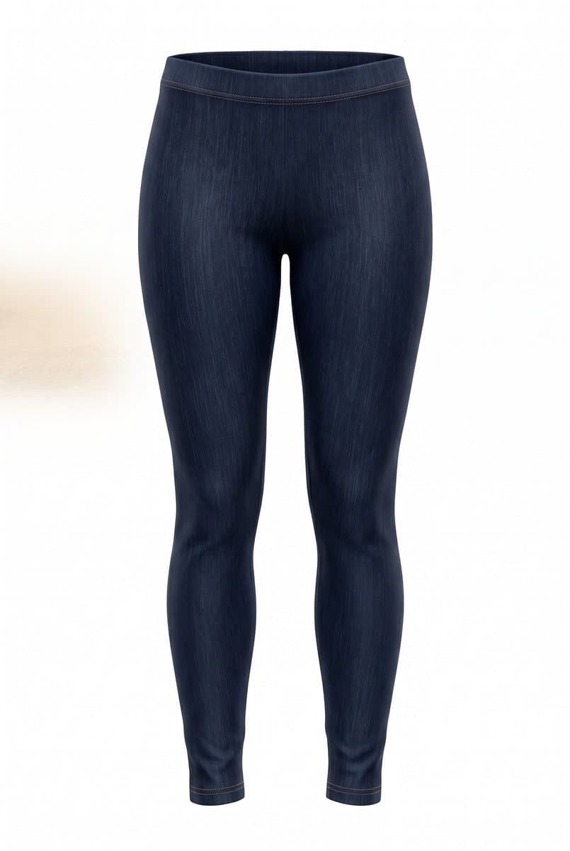 Leggin Jeans GG, Azul, tamanho GG