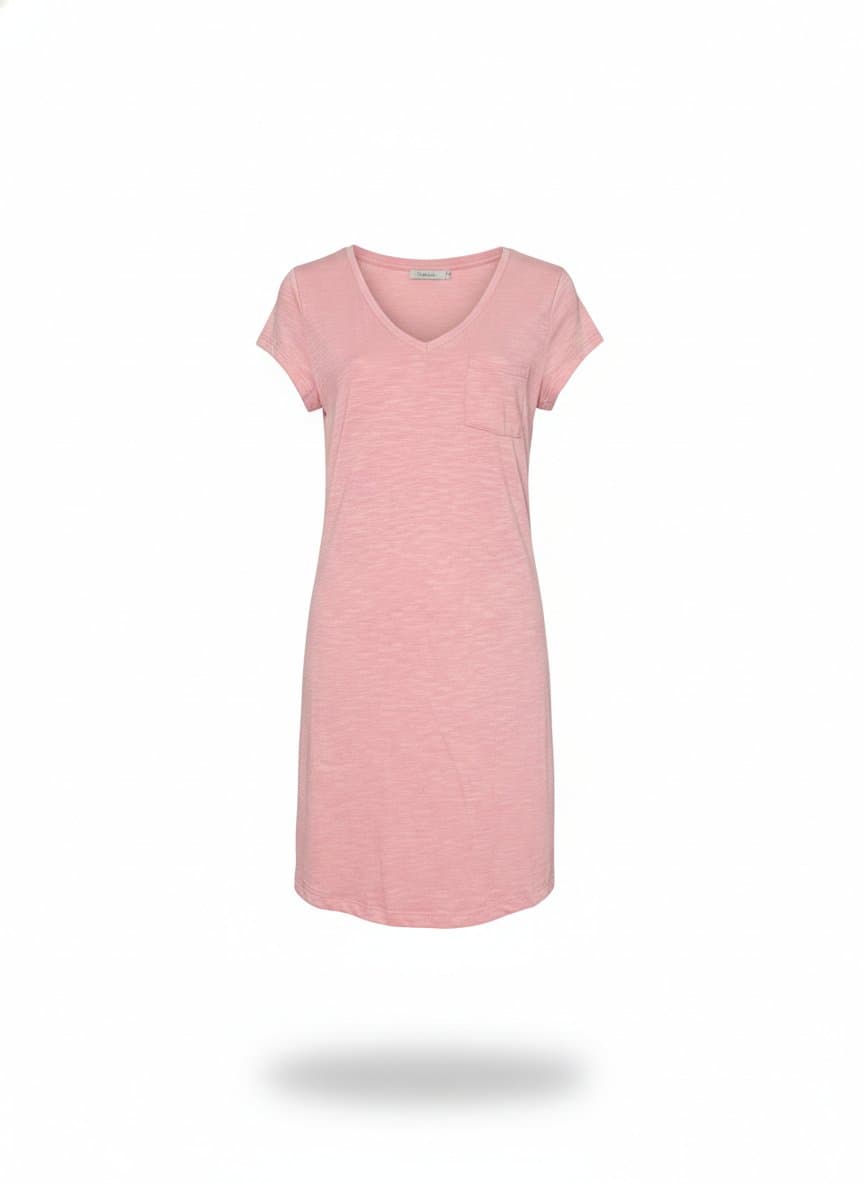Vestido Tee Rosa Algodão Gap P, GAP, Rosa, tamanho P