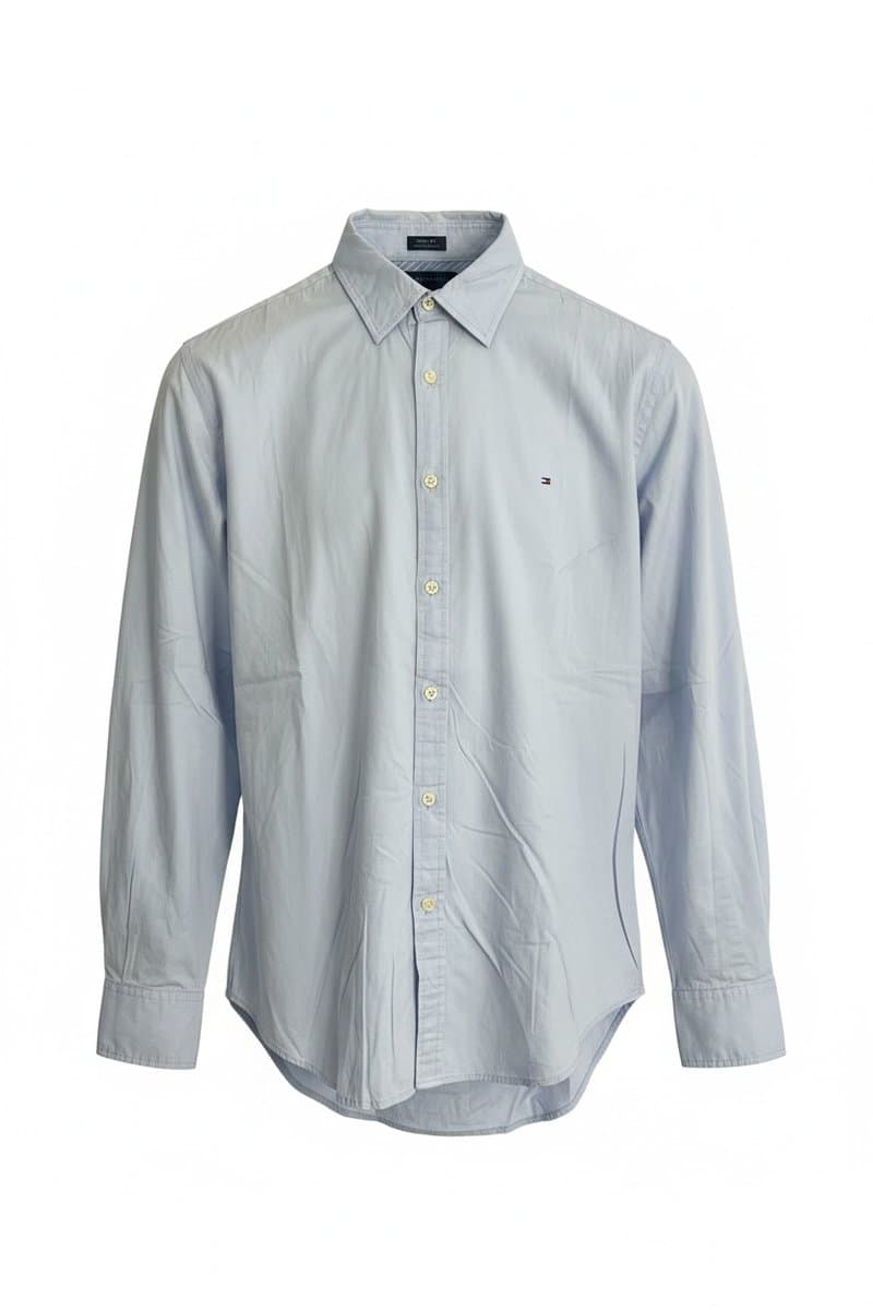Camisa ML Azul Claro Tommy, Tommy Hilfiger, Azul-claro, tamanho G