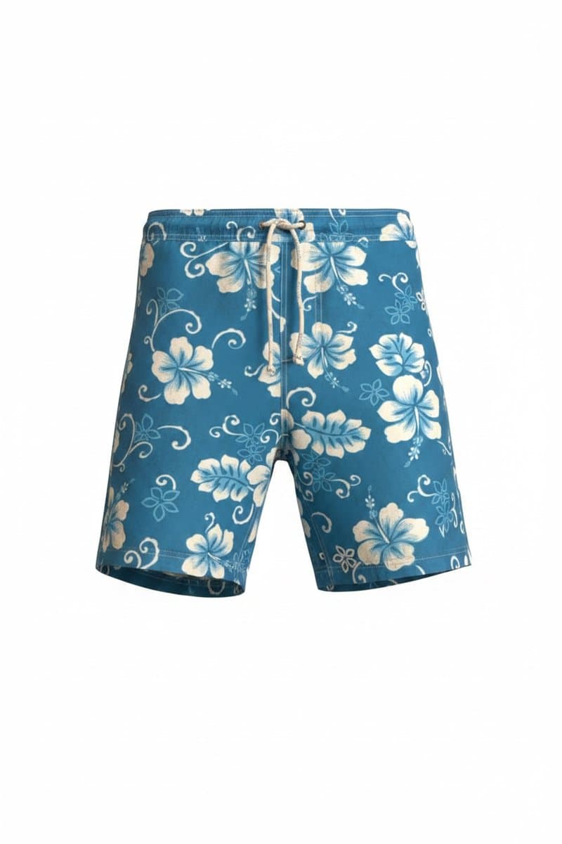 Bermuda Água Azul Flor Tommy, Tommy Hilfiger, Água, tamanho GG
