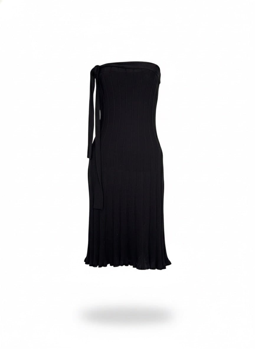 Vestido TQC Tricot Siberian P, Siberian, Preto, tamanho P — foto 3