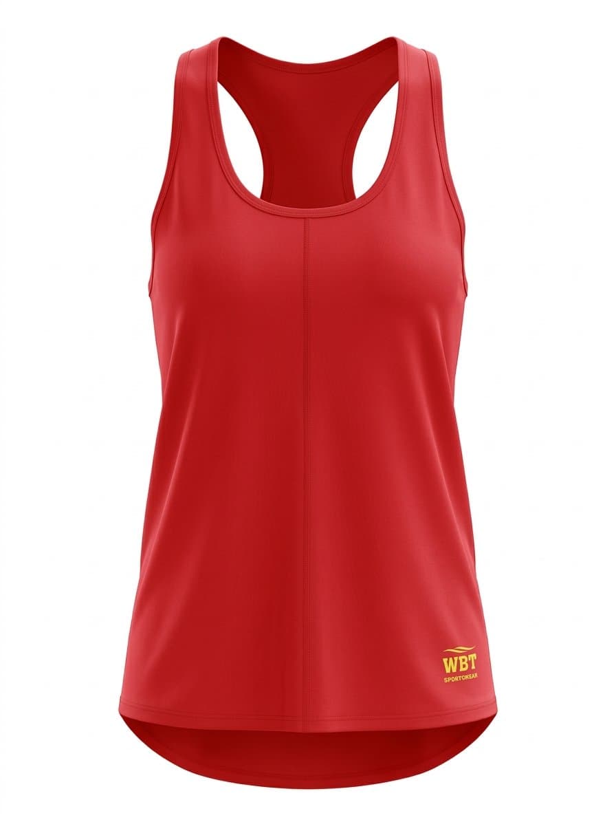 Regata Alongada Vermelha Beach, Vermelho, tamanho un