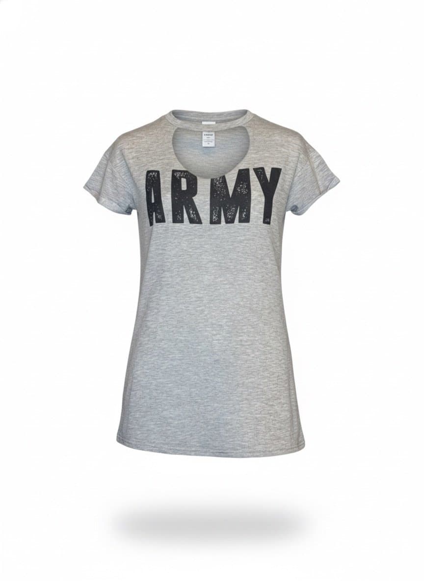 Tee Mescla Army Rue 21 PP, Cinza, tamanho PP
