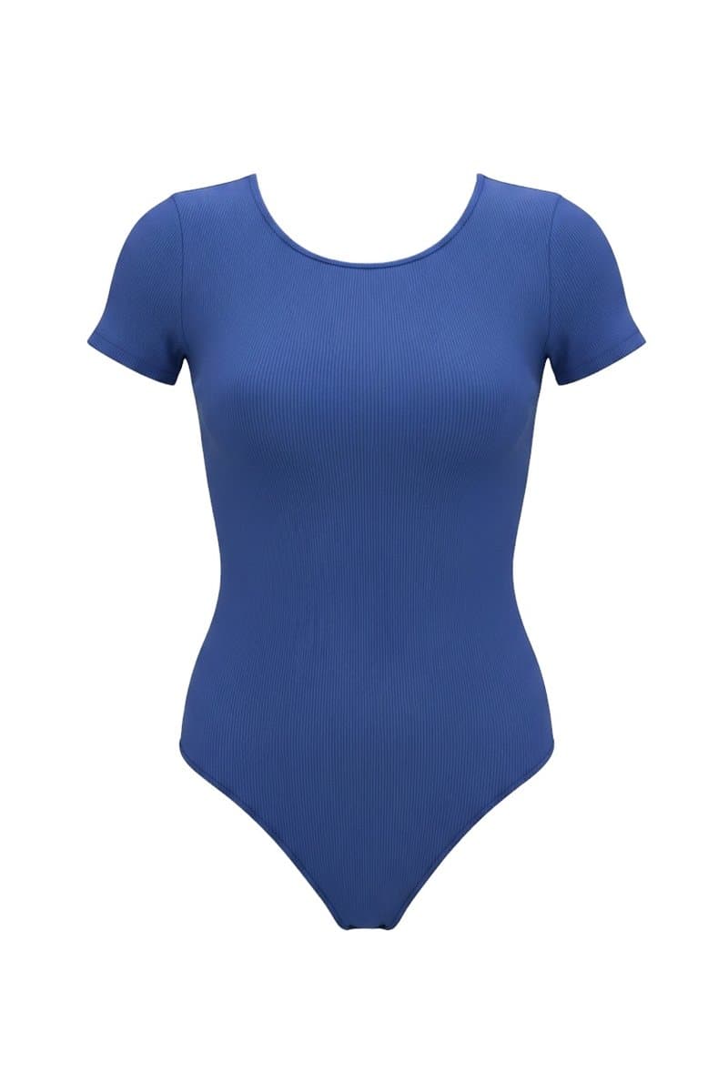 Body Marinho Canelado Dazy, Azul-marinho, tamanho GG