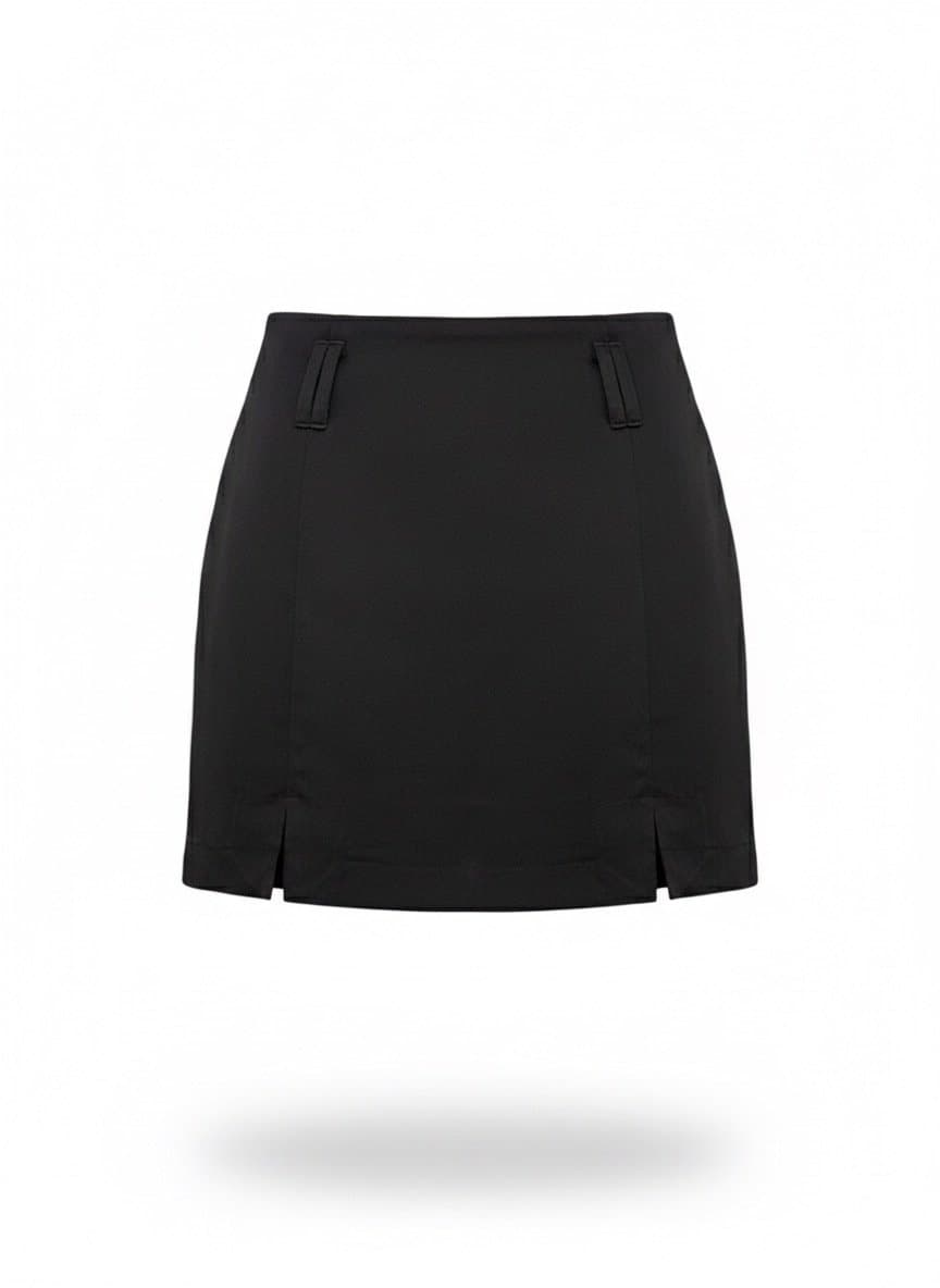 Saia/Shorts Preto P, Preto, tamanho P