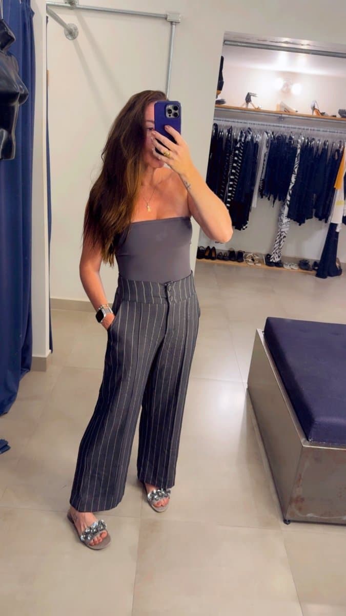 Body TQC Chumbo Zara, Zara, Cinza-escuro, tamanho M — foto 3