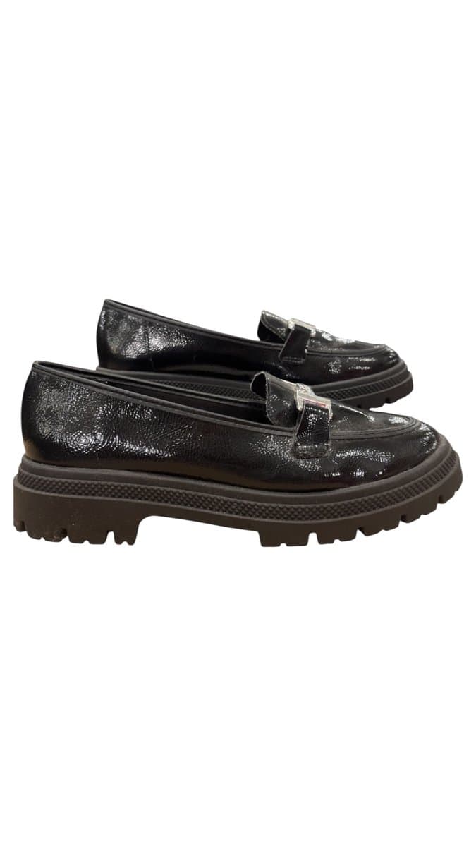 Mocassim Moleca Preto Verniz 38, Moleca, Preto, tamanho 39