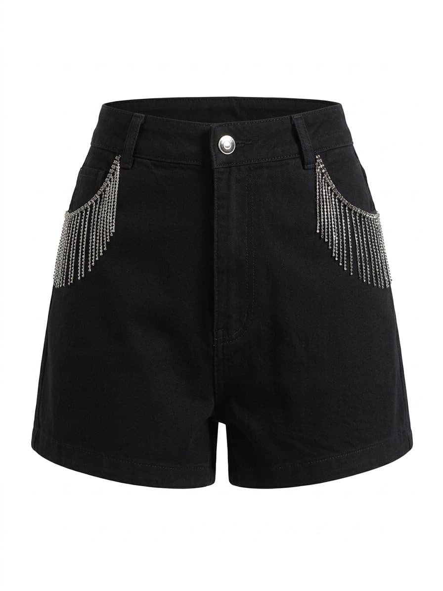 Shorts Black Duplo Sentido 44, Preto, tamanho 44