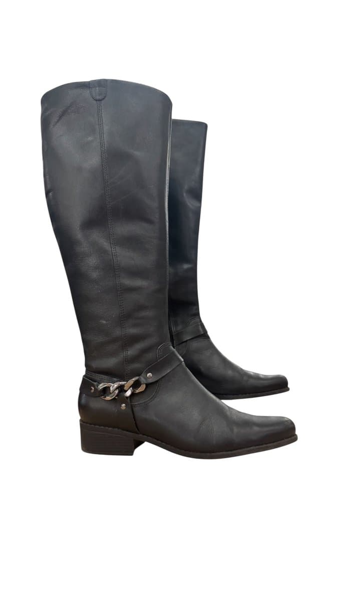 Bota Preta Cano Alto Boterro 37, Preto, tamanho 37