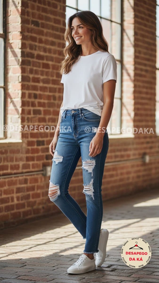 Skinny Aeropostale 32, Aéropostale, Azul, tamanho 34 — foto 2