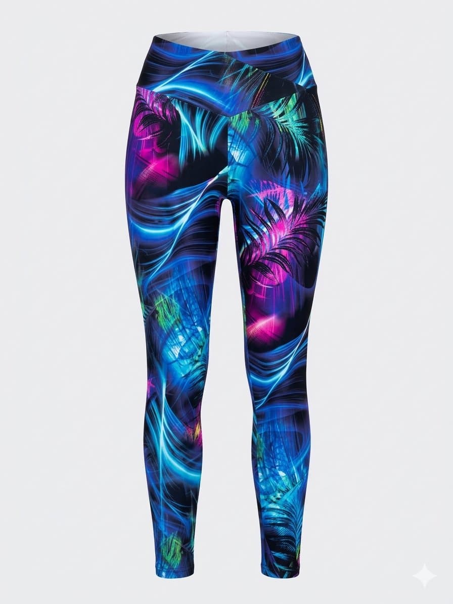 Legging Estampa Colors G, Estampada, tamanho G