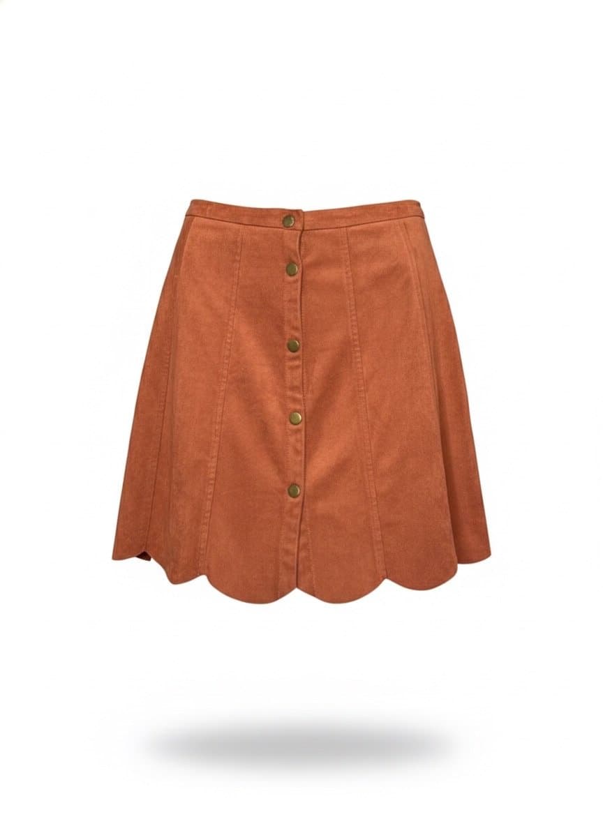 Saia Suede Dress To M, Dress To, Marrom-claro, tamanho M