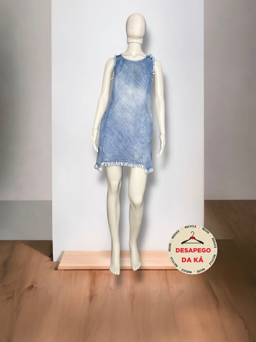Vestido Jeans Replay P, Azul, tamanho P — foto 3