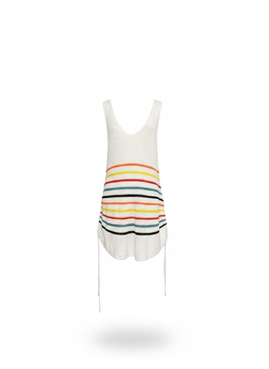 Saída Tricot Off/Colorido Shein, Shein, Branco, tamanho Único
