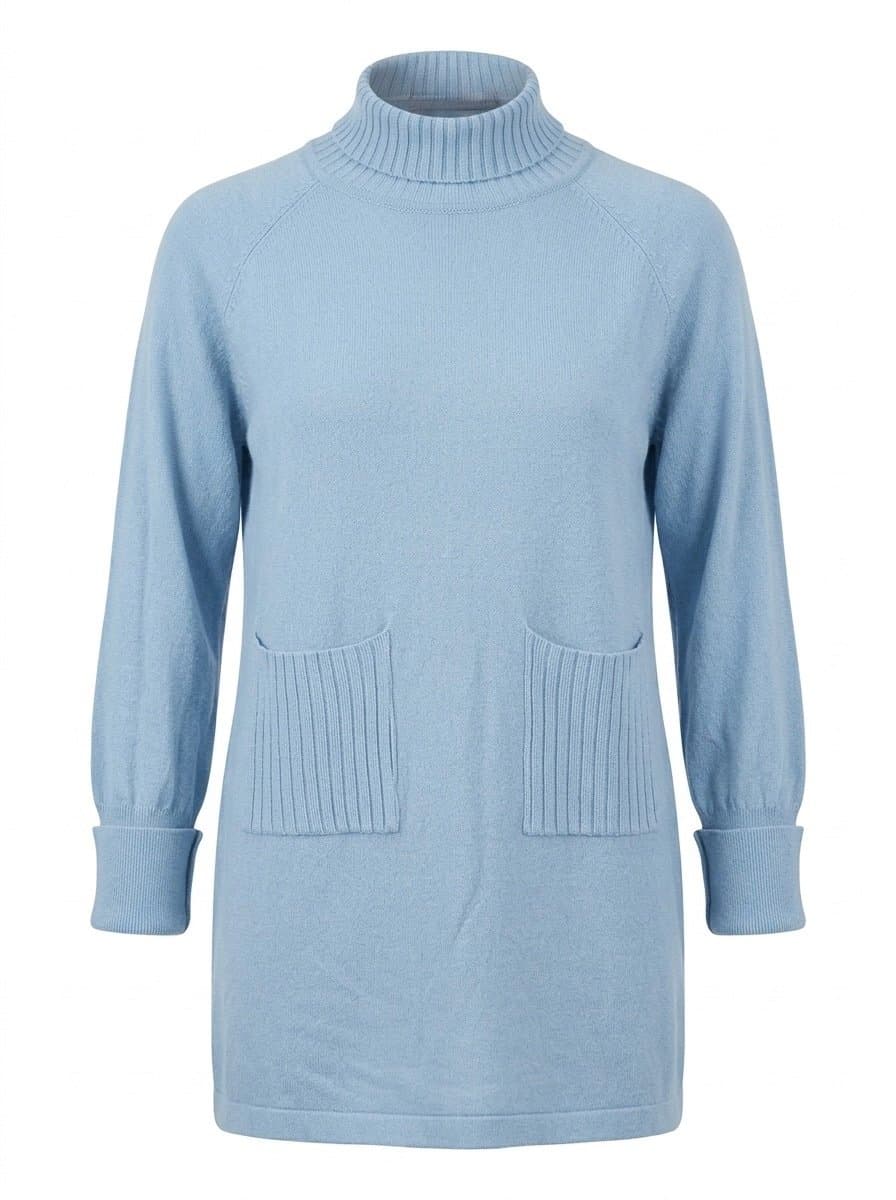 Malha Tricot Azul P, Azul, tamanho P