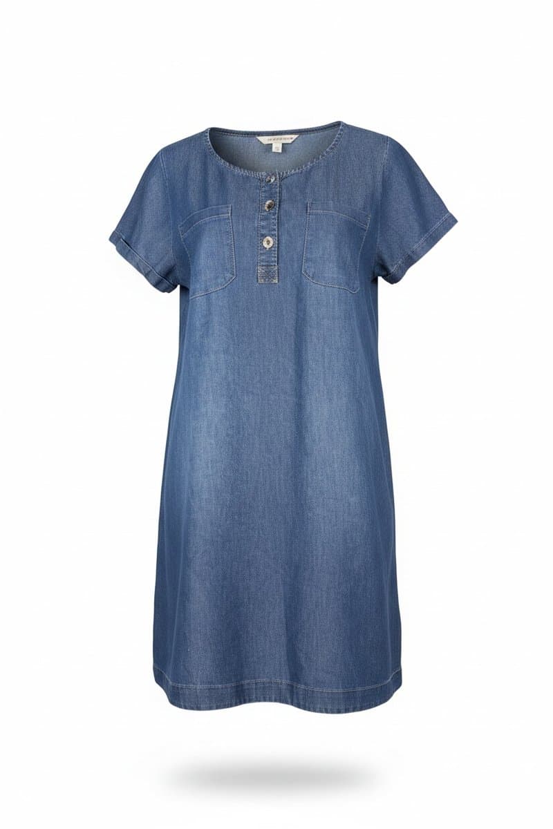 Vestido Jeans Legitima, Azul, tamanho G
