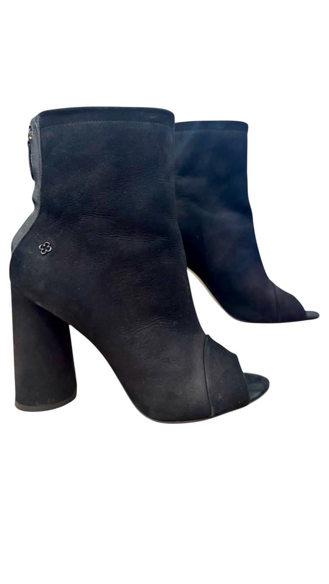 Bota Preta Capodarte Bico Aberto 37, Capodarte, Preto, tamanho 37
