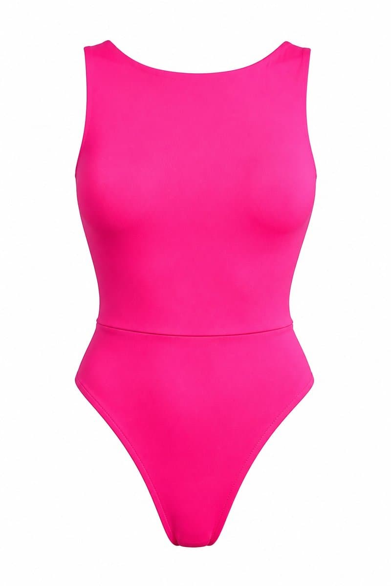 Body Pink Neon Bardoh, Bardoh, Rosa-chiclete, tamanho P