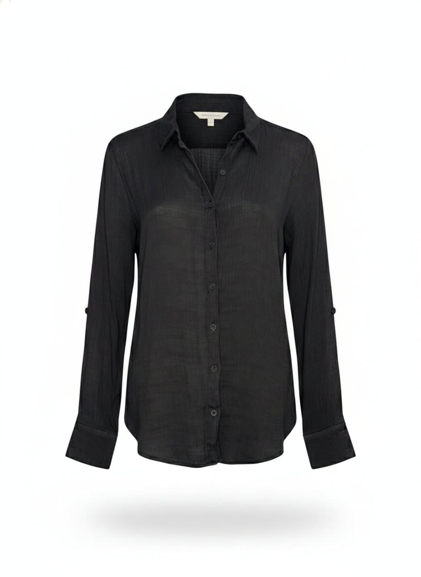 Camisa Preta Trindade M, Preto, tamanho M