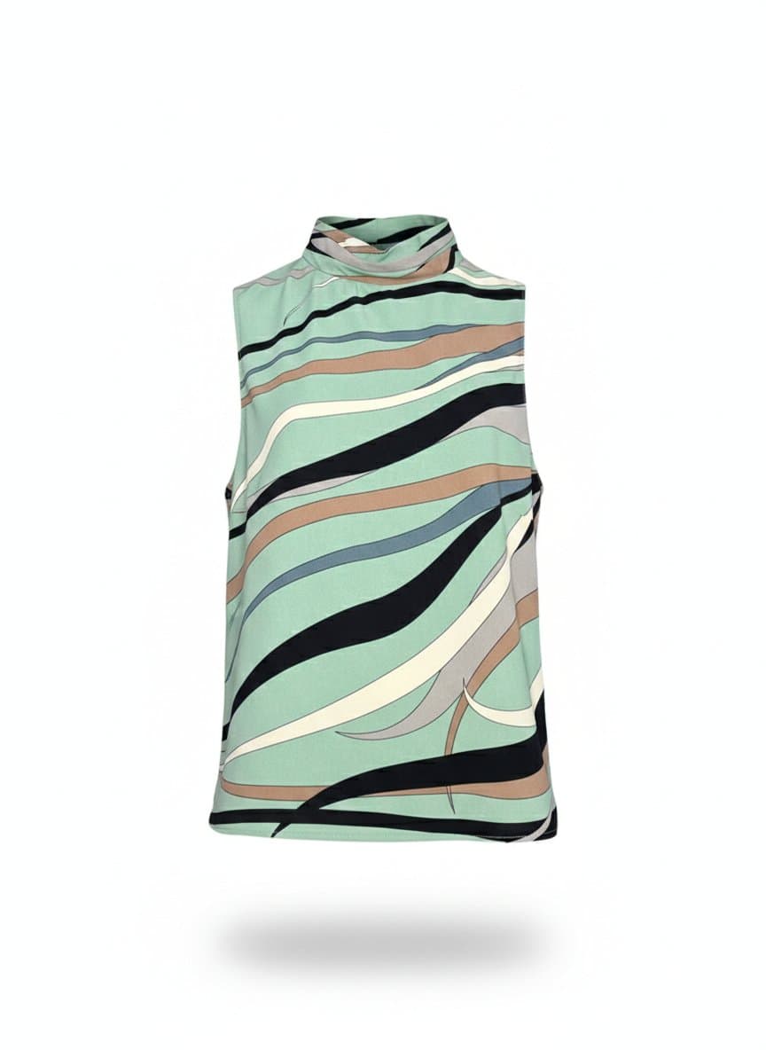 Regata Verde Estampa Tob G, Verde, tamanho G