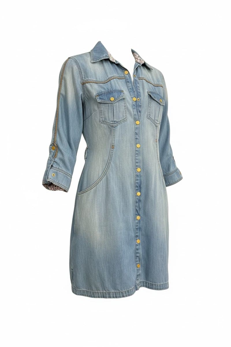 Vestido ML Jeans Lado Avesso M, Lado Avesso, Azul, tamanho M