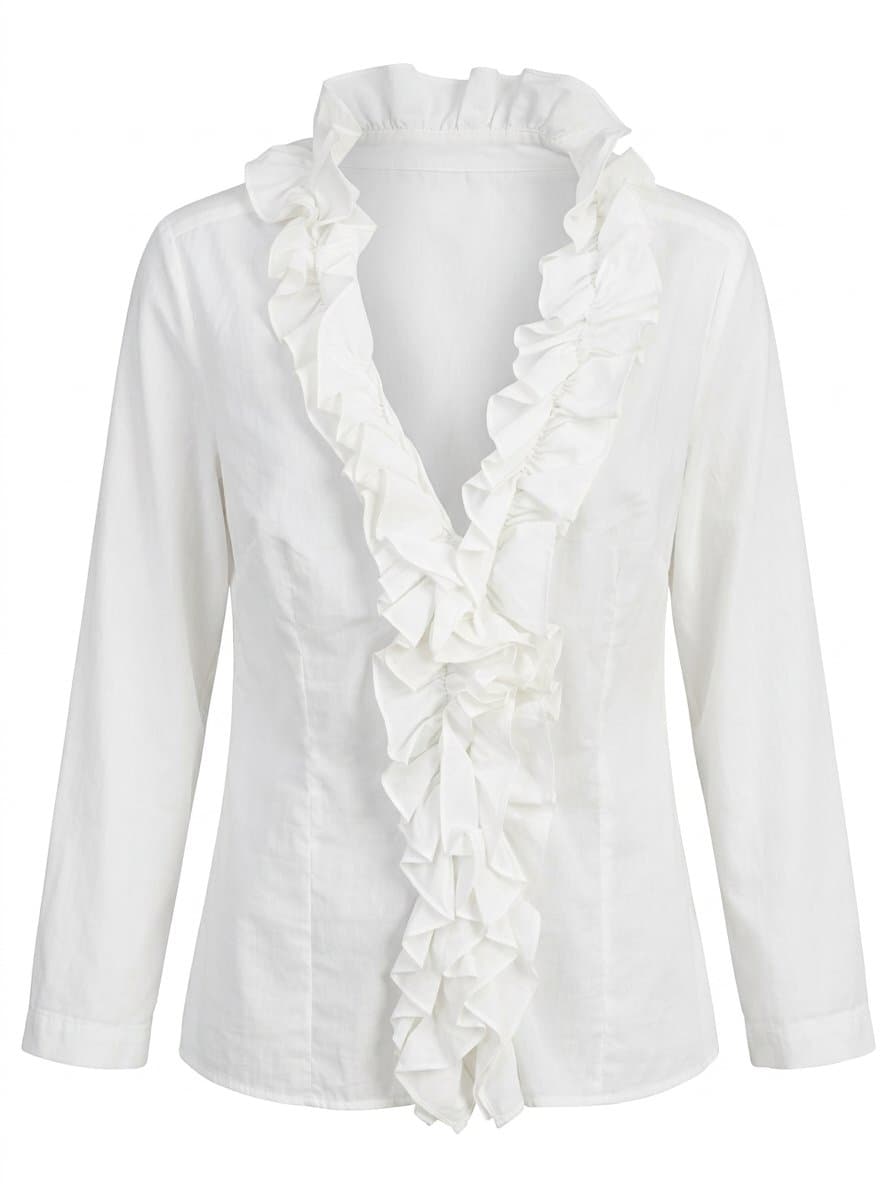 Camisa Off Babado Iodice, Iódice, Branco, tamanho 40