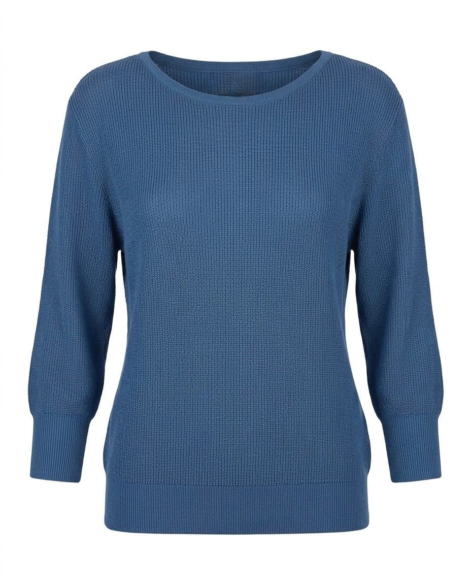 Blusa Azul Tricot, Azul, tamanho UN