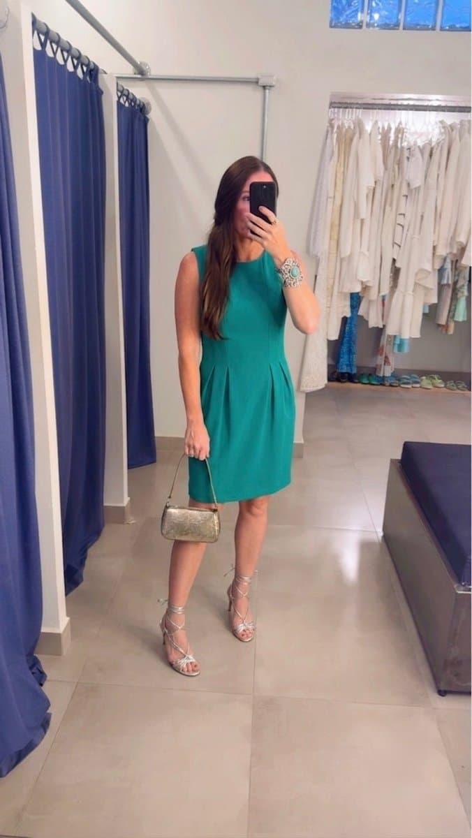 Vestido Turquesa Curto, Azul-turquesa, tamanho P — foto 3