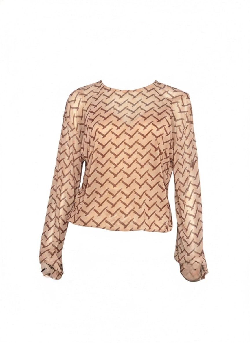 Blusa ML Tule Rose Ysc M, Rosa, tamanho M