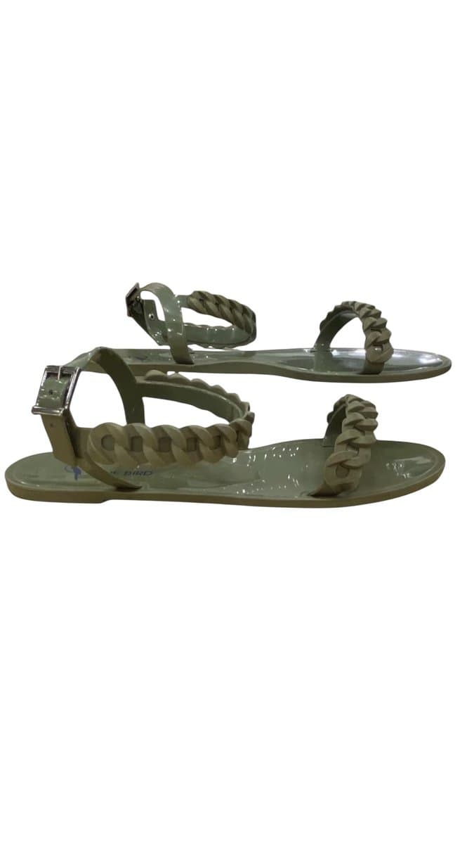 Rasteira Militar Blue Bird 36, Verde-musgo, tamanho 36