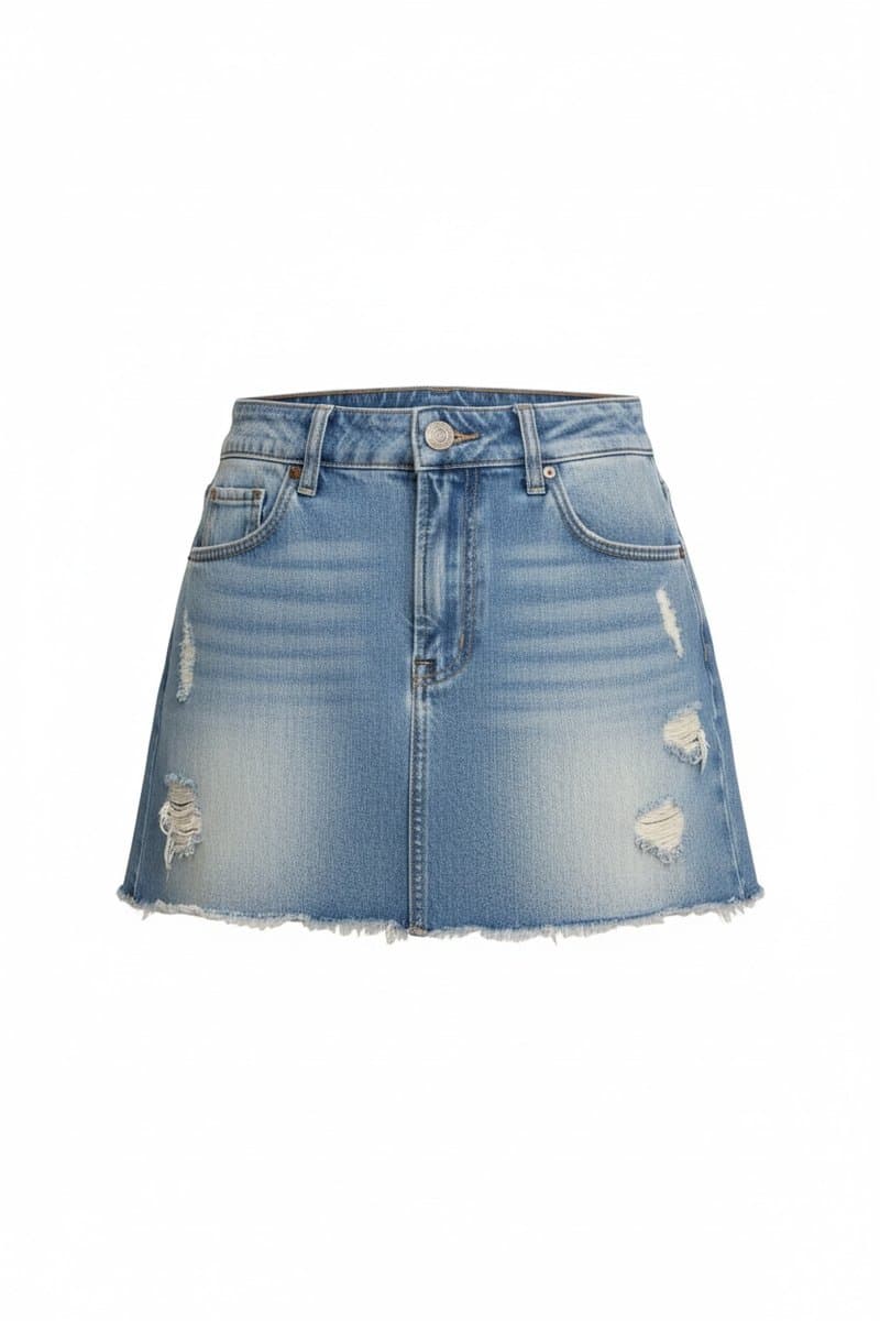 Saia Jeans Rosa Cha 40, Rosa Chá, Rosa, tamanho 40