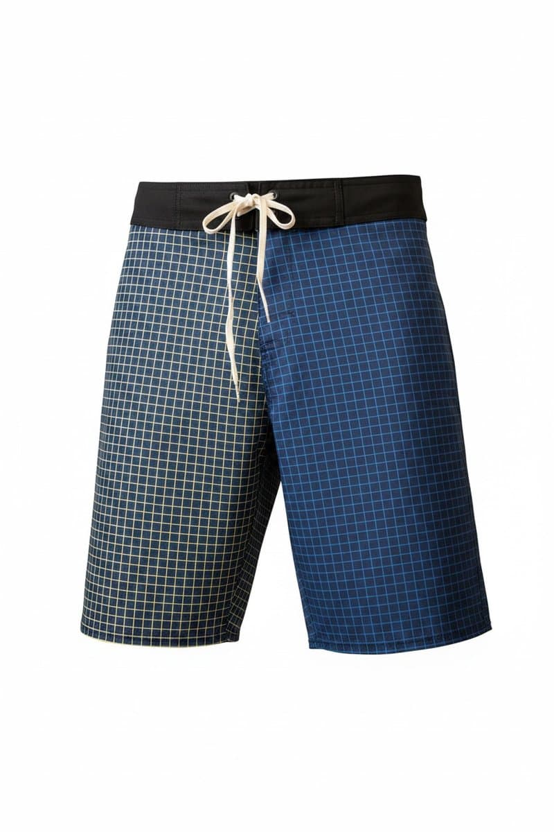 Bermuda Água Xadrez Azul/Verde Osklen, Osklen, Água, tamanho 46