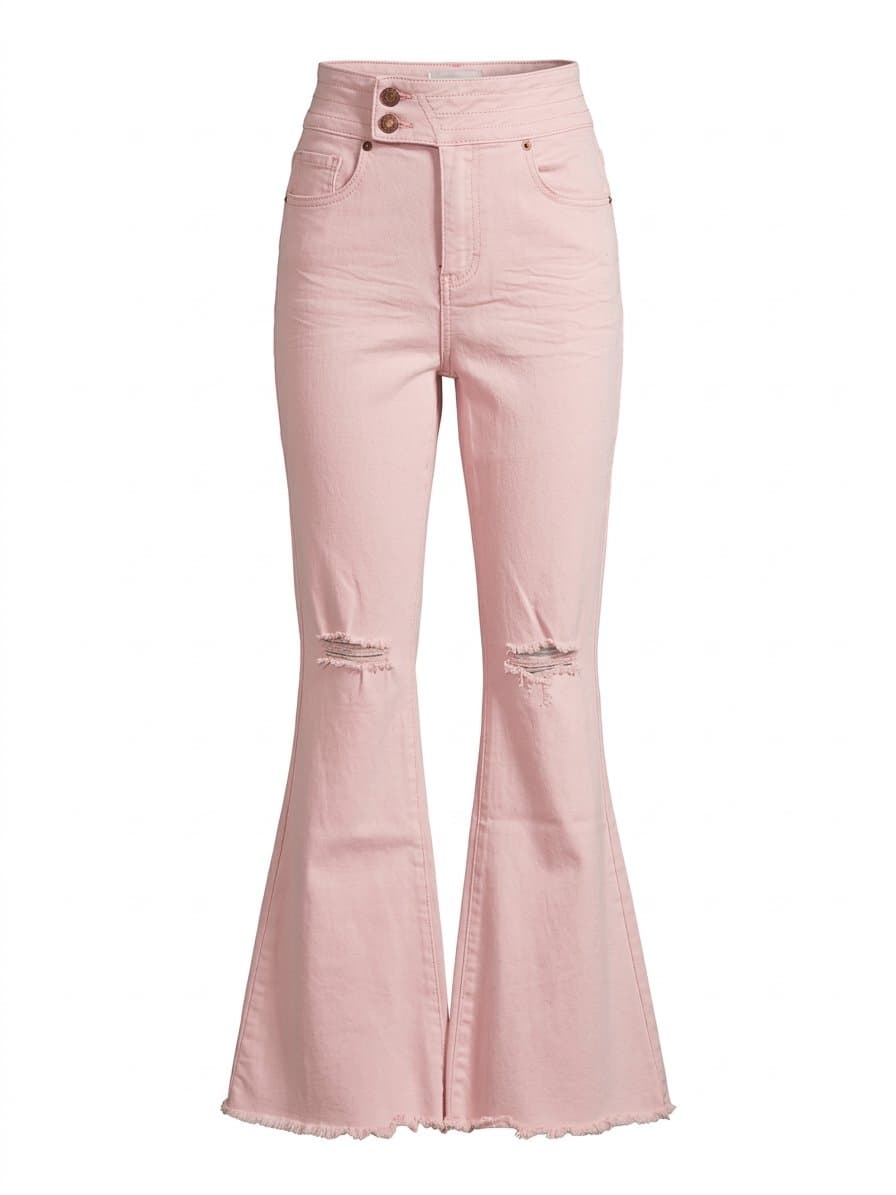 Calça Sarja Rose Mas Animale 38, Mas Animale, Rosa, tamanho 38