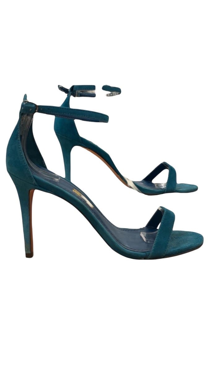 Sandália Sl Turquesa 37, Azul-turquesa, tamanho 37
