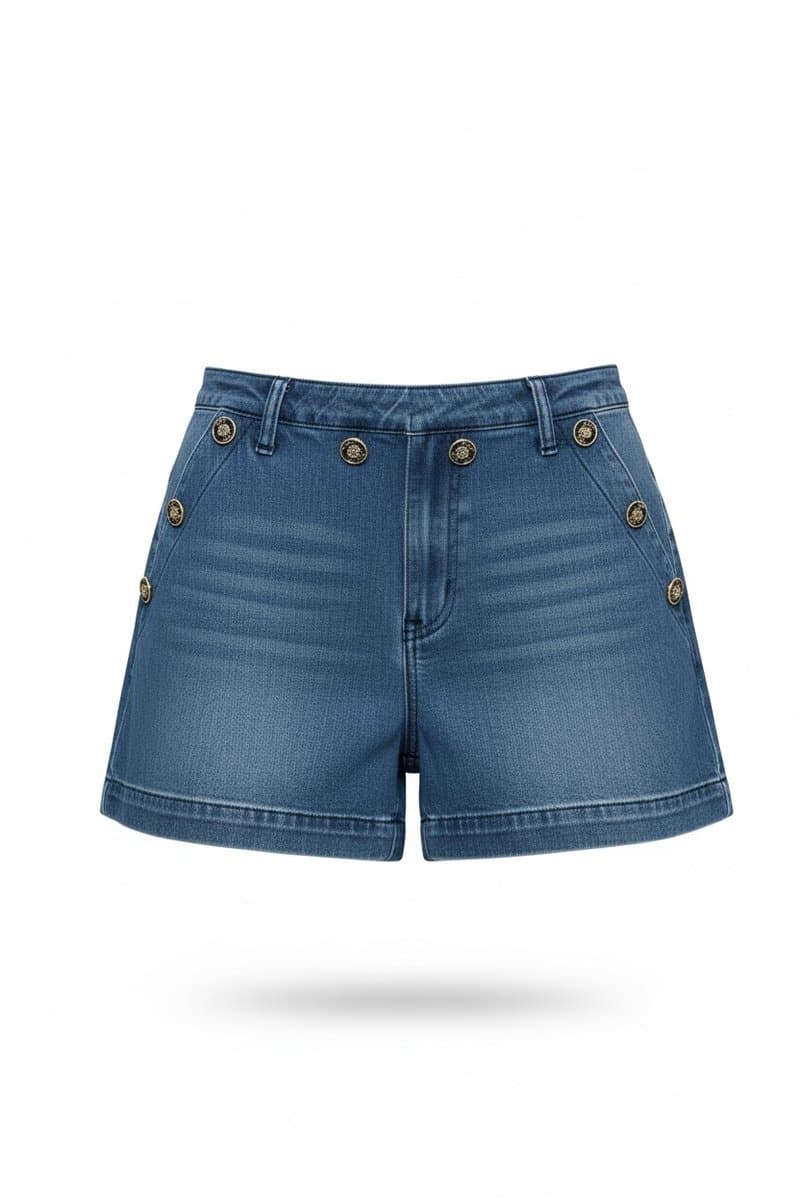 Shorts Jeans Botões Mas Animale 36, Mas Animale, Azul, tamanho 36