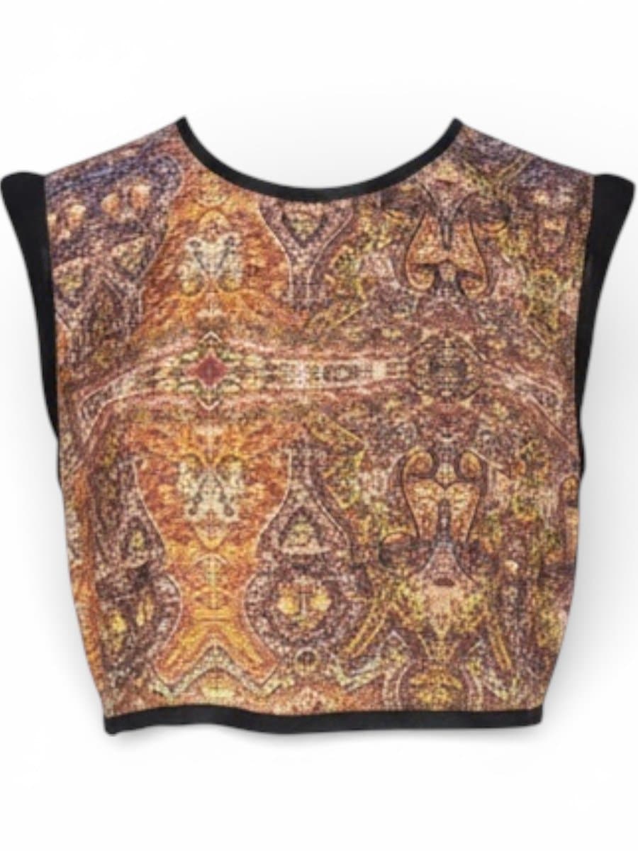 Cropped Estampa Terosso Johnjohn M, John John, Estampada, tamanho M