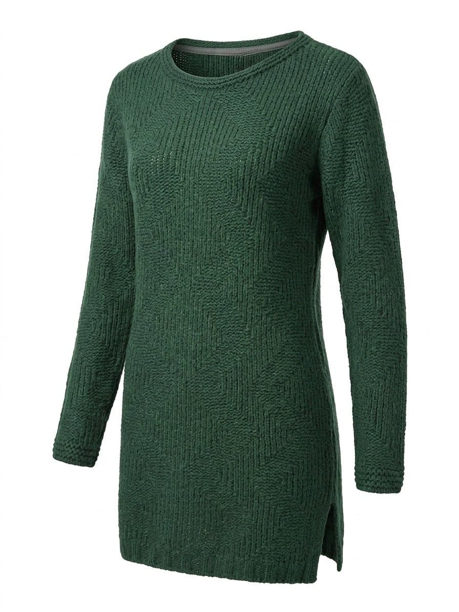Vestido Tricot Verde Bianca Malhas G, Bianca Malhas, Verde, tamanho G