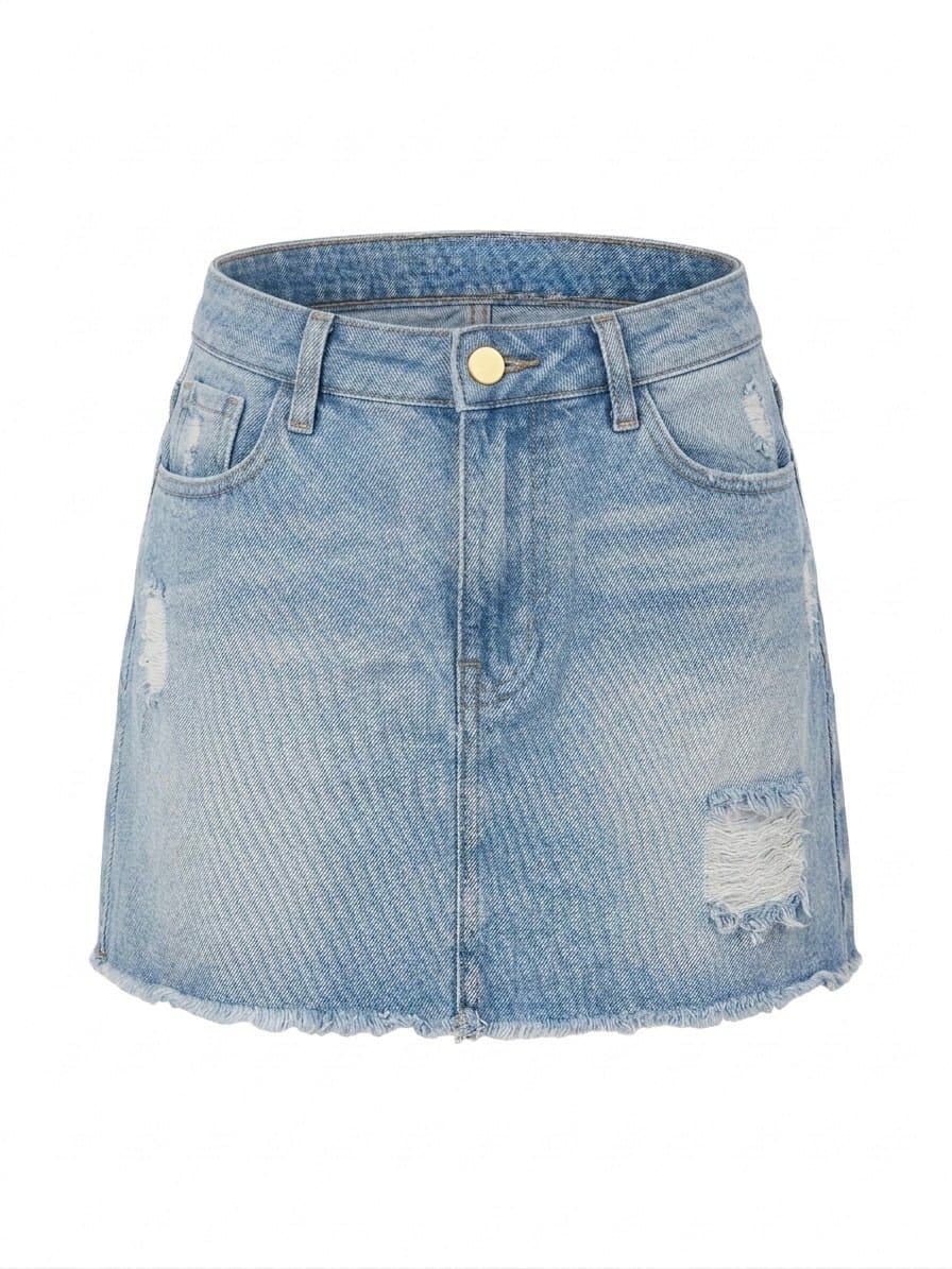 - saia Jeans Bluesteel, Bluesteel, Azul, tamanho 38